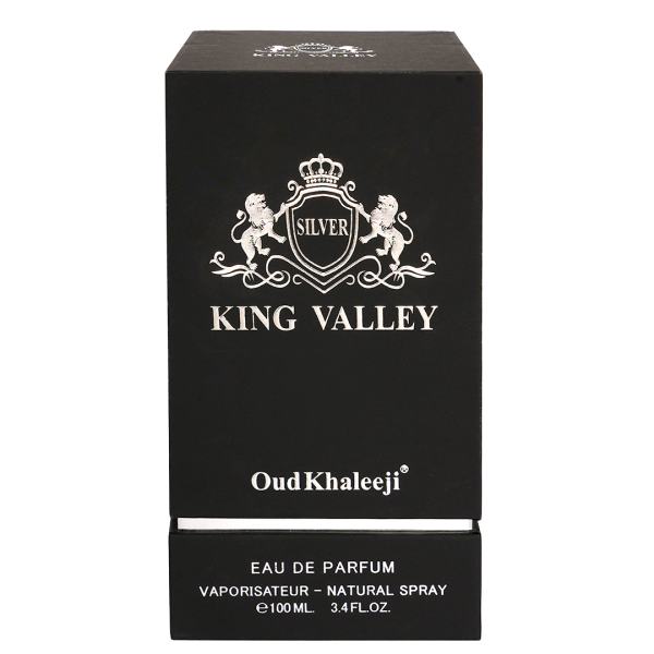 King Valley Silver perfume box – Oud Khaleeji long lasting fragrance